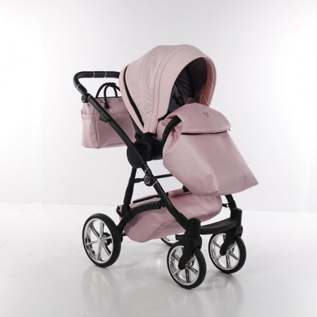 Junama Termo Line Mix Rosa Piel y textil Carro de bebé (18)